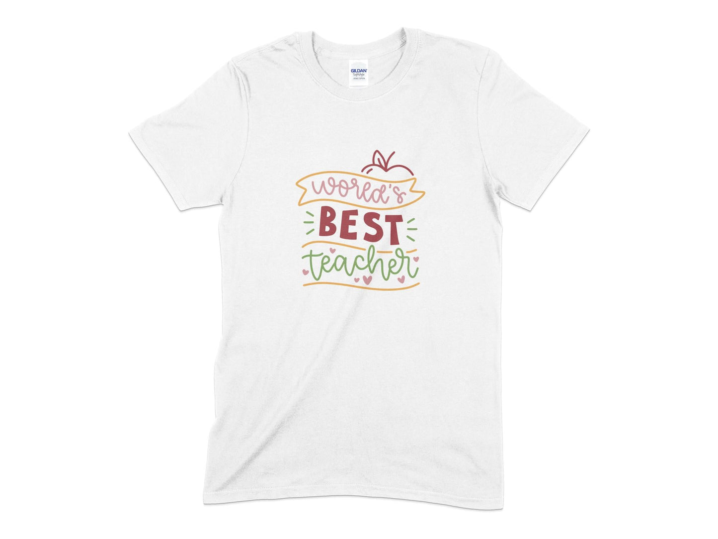 Worlds best teacher t-shirt - Premium t-shirt from MyDesigns - Just $19.95! Shop now at Lees Krazy Teez