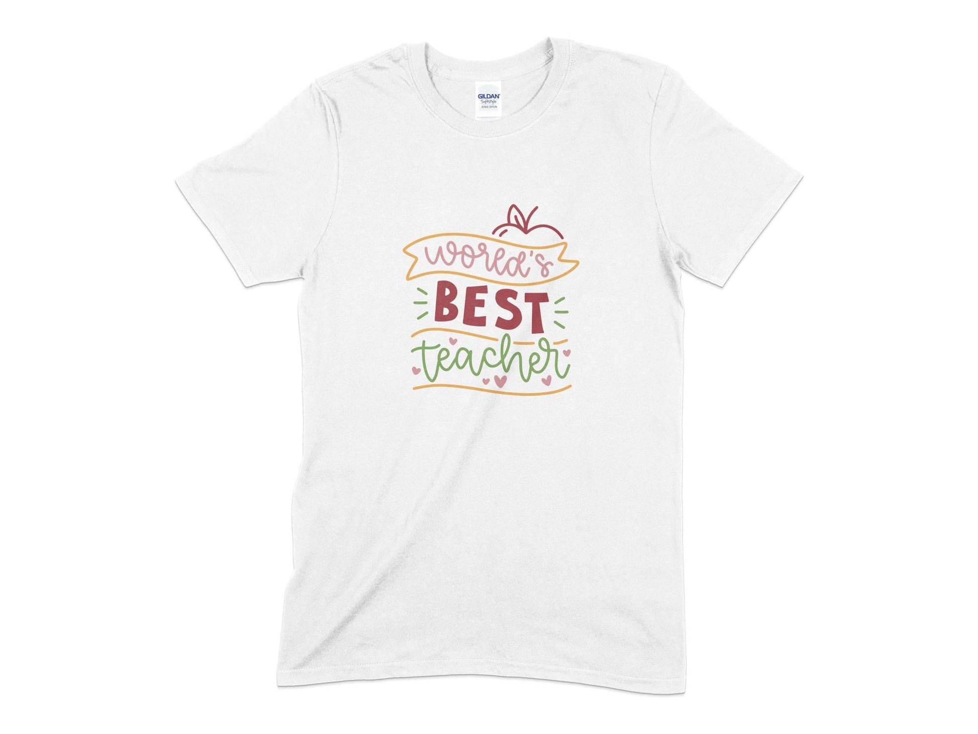 Worlds best teacher t-shirt - Premium t-shirt from MyDesigns - Just $19.95! Shop now at Lees Krazy Teez