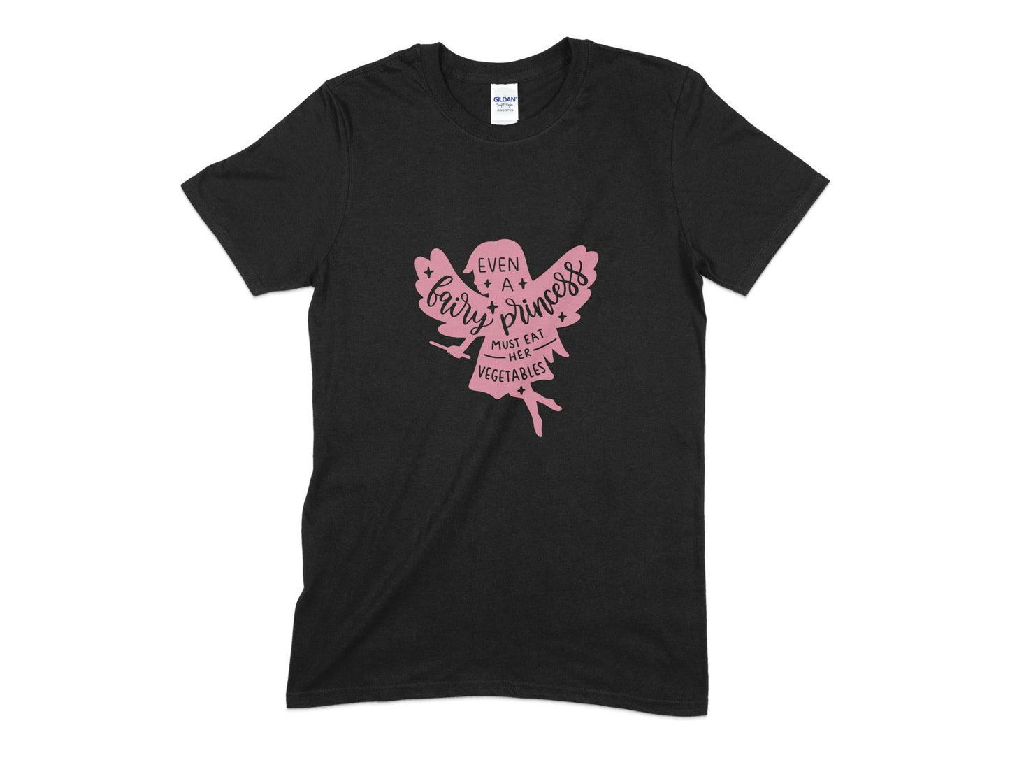 Even a fairy princess must eat her vegetables womens t-shirt - Premium t-shirt from MyDesigns - Just $17.95! Shop now at Lees Krazy Teez