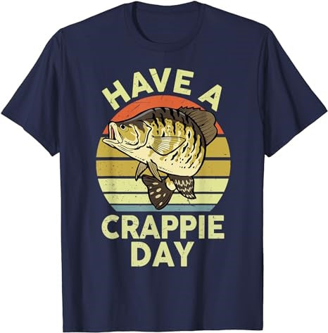 Bass Fish Dad Have Crappie Day Funny Youth Boy Women Fishing T-Shirt - Premium t-shirt from Lees Krazy Teez - Just $16.95! Shop now at Lees Krazy Teez
