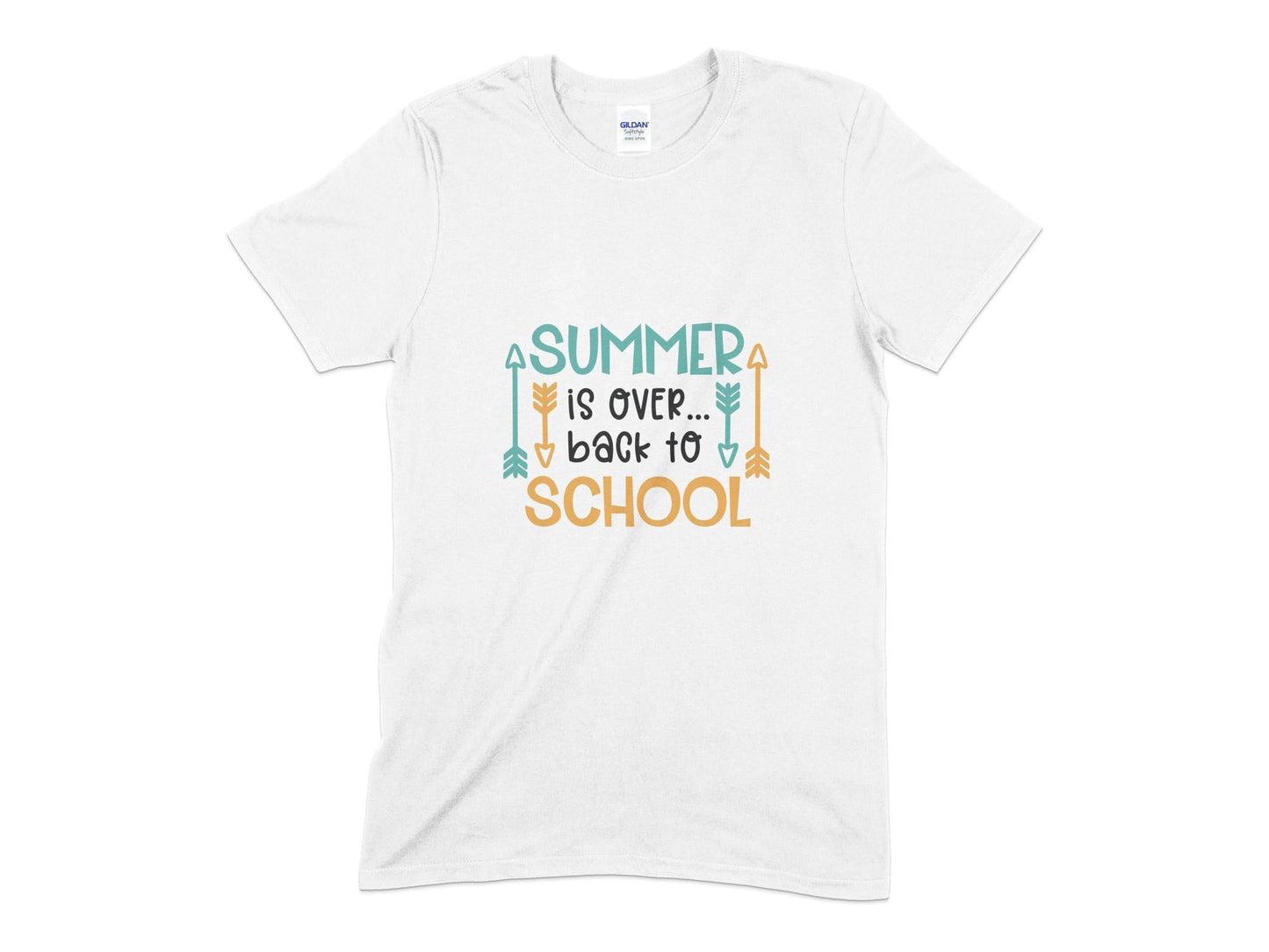 Summer is over back to school t-shirt - Premium t-shirt from MyDesigns - Just $19.95! Shop now at Lees Krazy Teez