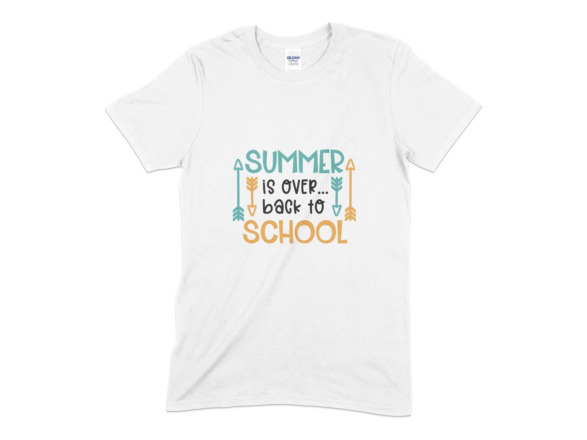 Summer is over back to school t-shirt - Premium t-shirt from MyDesigns - Just $19.95! Shop now at Lees Krazy Teez