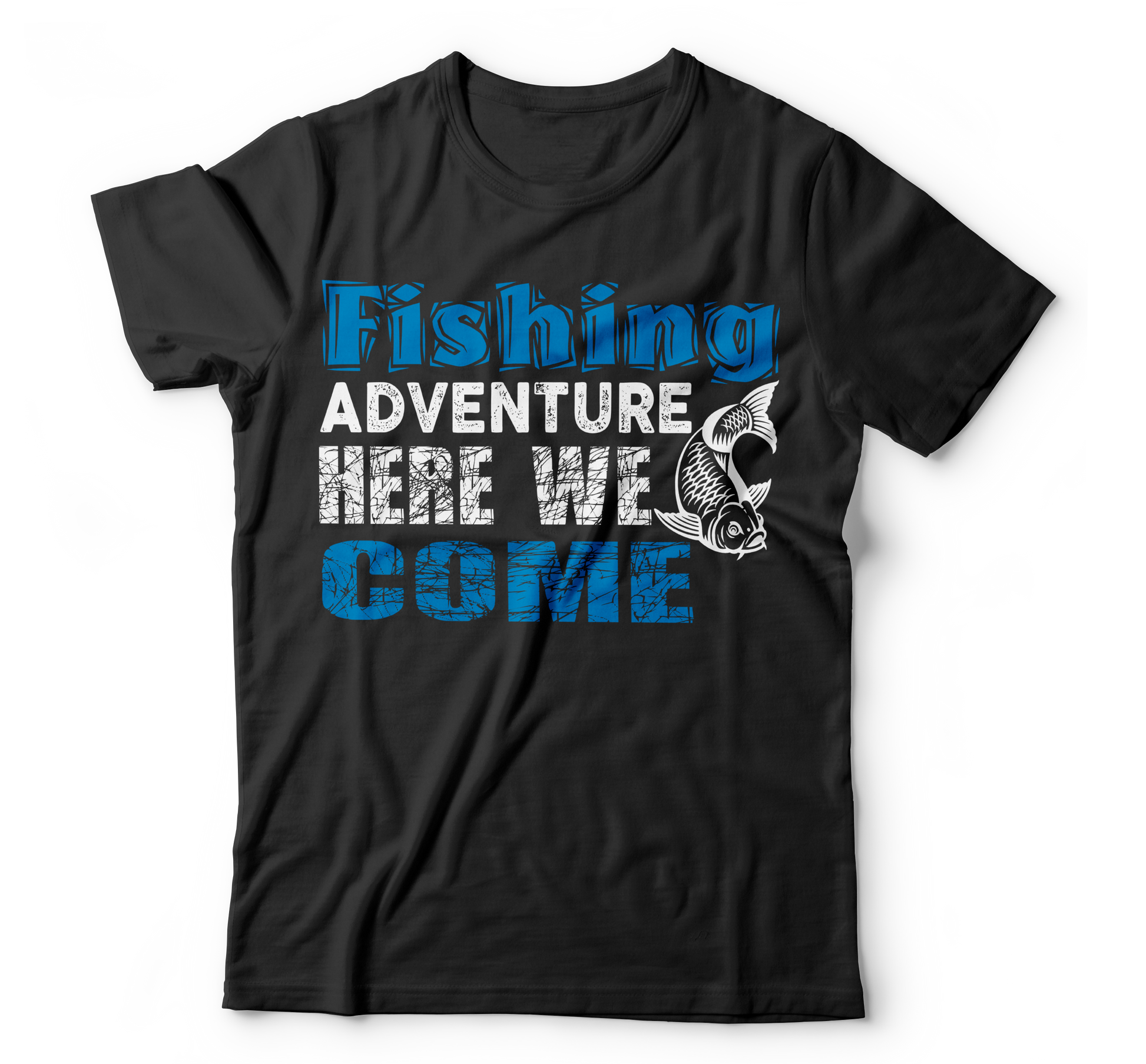 Fishing adventure here we come t-shirt - Premium t-shirt from MyDesigns - Just $21.95! Shop now at Lees Krazy Teez