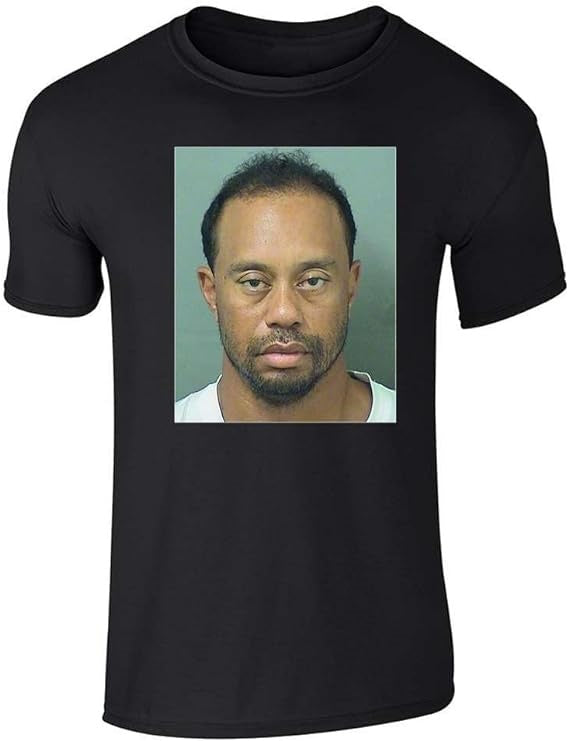Funny Golf Goat Celebrity Mugshot T Shirt - Premium t-shirt from MyDesigns - Just $16.95! Shop now at Lees Krazy Teez