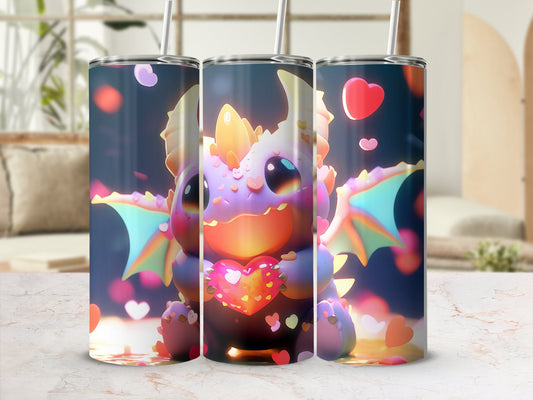 Cute little odd monster tumbler wrap 20oz skinny tumbler - Premium tumbler from MyDesigns - Just $26.95! Shop now at Lees Krazy Teez