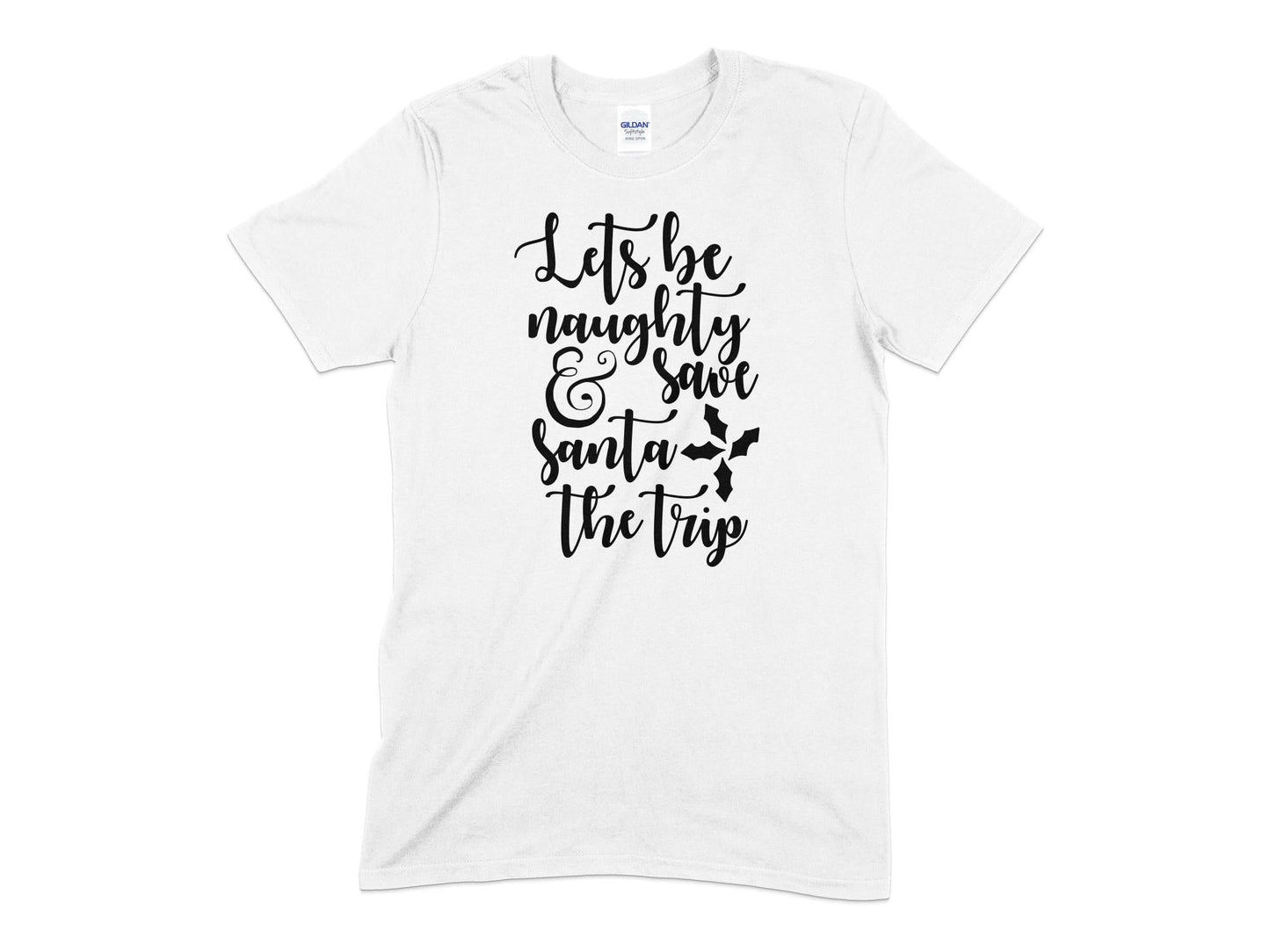 Lets be naughty and save santa the trip t-shirt - Premium t-shirt from MyDesigns - Just $19.95! Shop now at Lees Krazy Teez