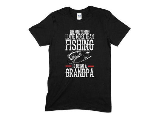 The only thing i love more than fishing is being a Grandpa - Premium t-shirt from MyDesigns - Just $19.95! Shop now at Lees Krazy Teez