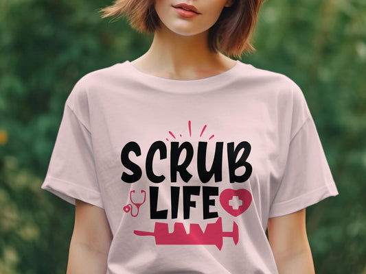 scrub life awesome Women's t-shirt - Premium t-shirt from MyDesigns - Just $19.95! Shop now at Lees Krazy Teez