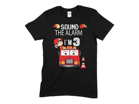 South the alarm I'm 3 birthday boy youth t-shirt - Premium t-shirt from MyDesigns - Just $17.95! Shop now at Lees Krazy Teez