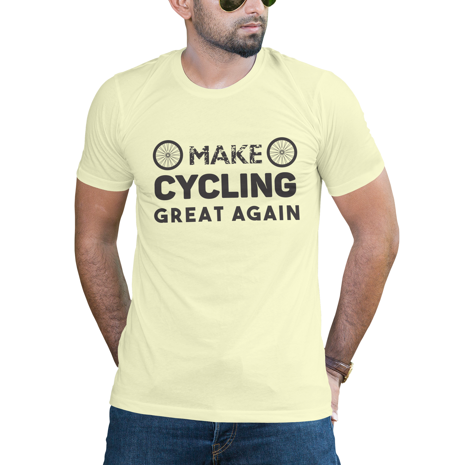 Make cycling great again t-shirt - Premium t-shirt from MyDesigns - Just $16.95! Shop now at Lees Krazy Teez