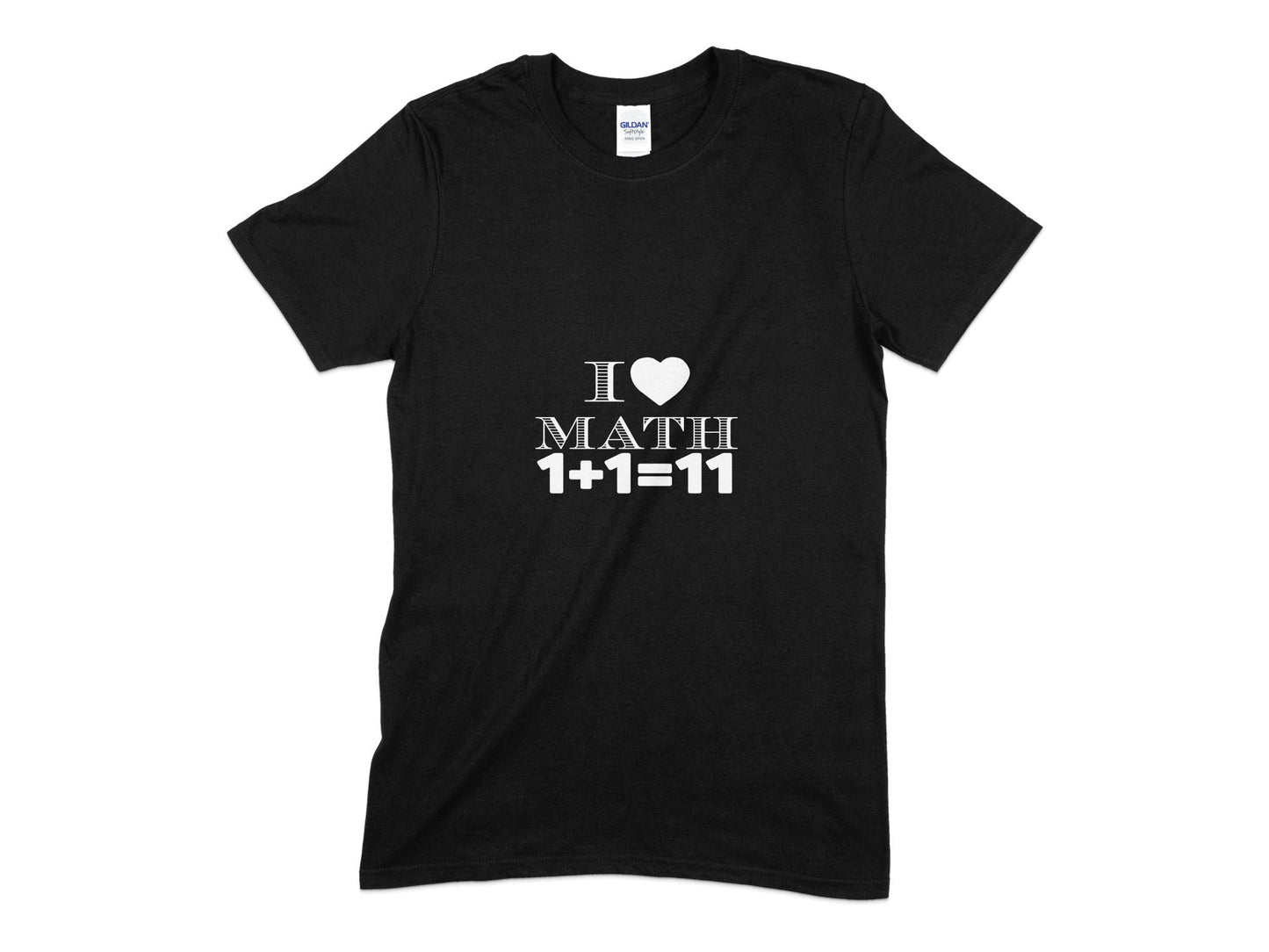 I love math 1 plus 1 equal 11 t-shirt - Premium t-shirt from MyDesigns - Just $21.95! Shop now at Lees Krazy Teez