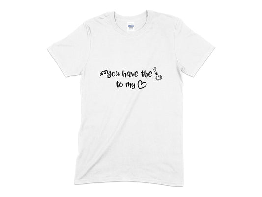 You have the key to my heart t-shirt - Premium t-shirt from MyDesigns - Just $16.95! Shop now at Lees Krazy Teez