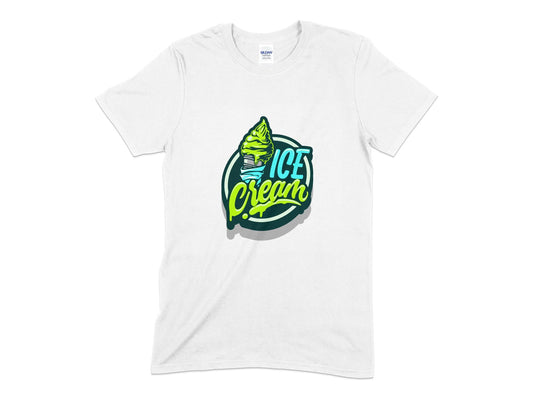 ice cream green design Unisex t-shirt - Premium t-shirt from MyDesigns - Just $19.95! Shop now at Lees Krazy Teez