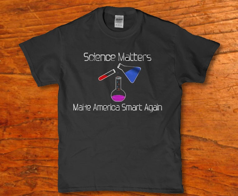 Science matters make America smart again - Premium t-shirt from MyDesigns - Just $19.95! Shop now at Lees Krazy Teez