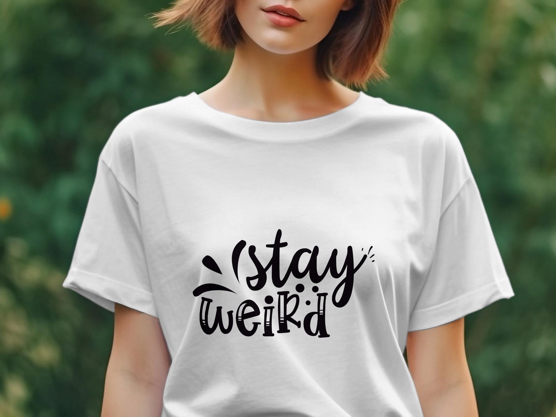 stay weird Women's awesome tee - Premium t-shirt from MyDesigns - Just $19.95! Shop now at Lees Krazy Teez