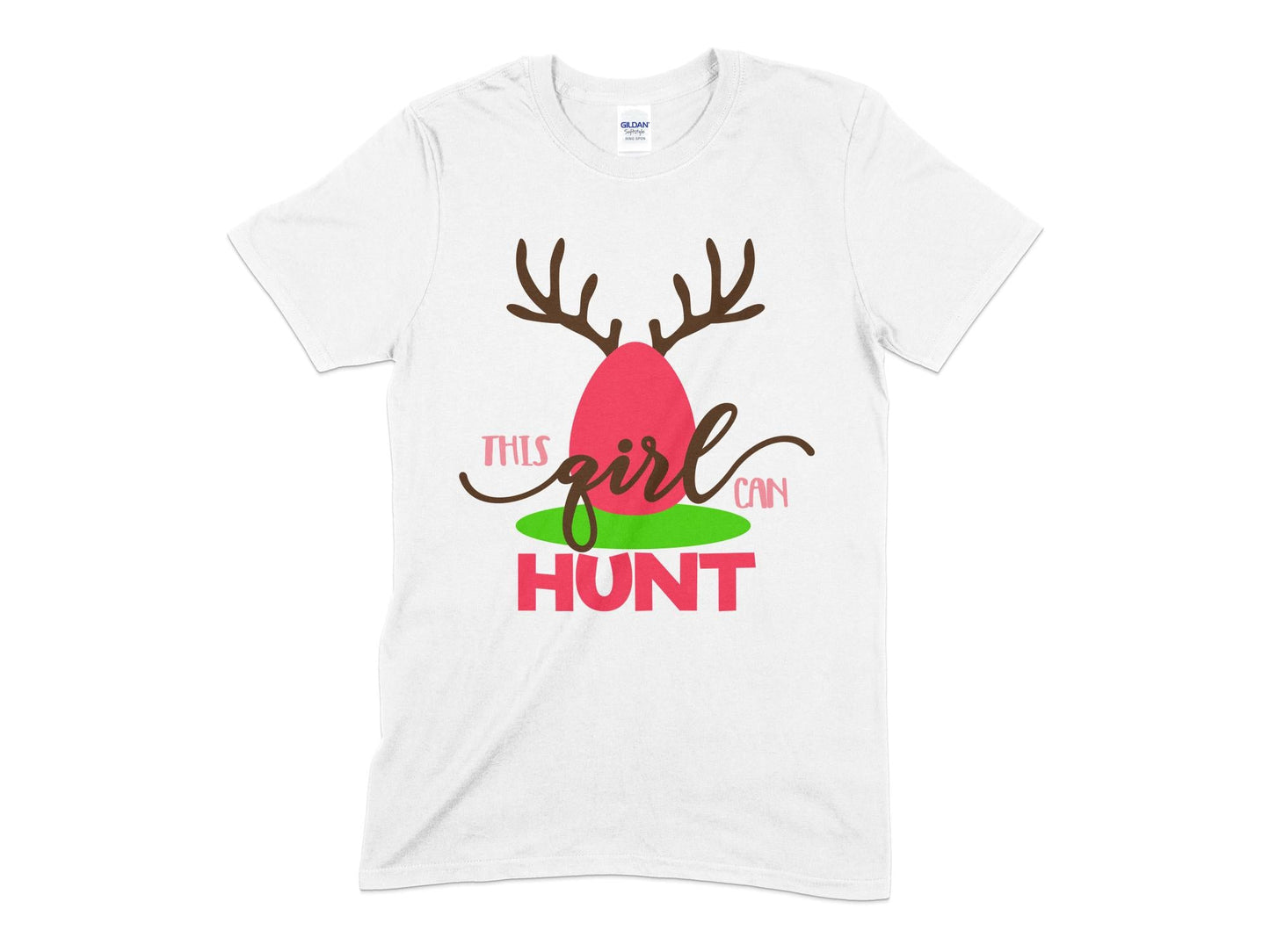 This girl can hunt Unisex t-shirt - Premium t-shirt from MyDesigns - Just $18.95! Shop now at Lees Krazy Teez