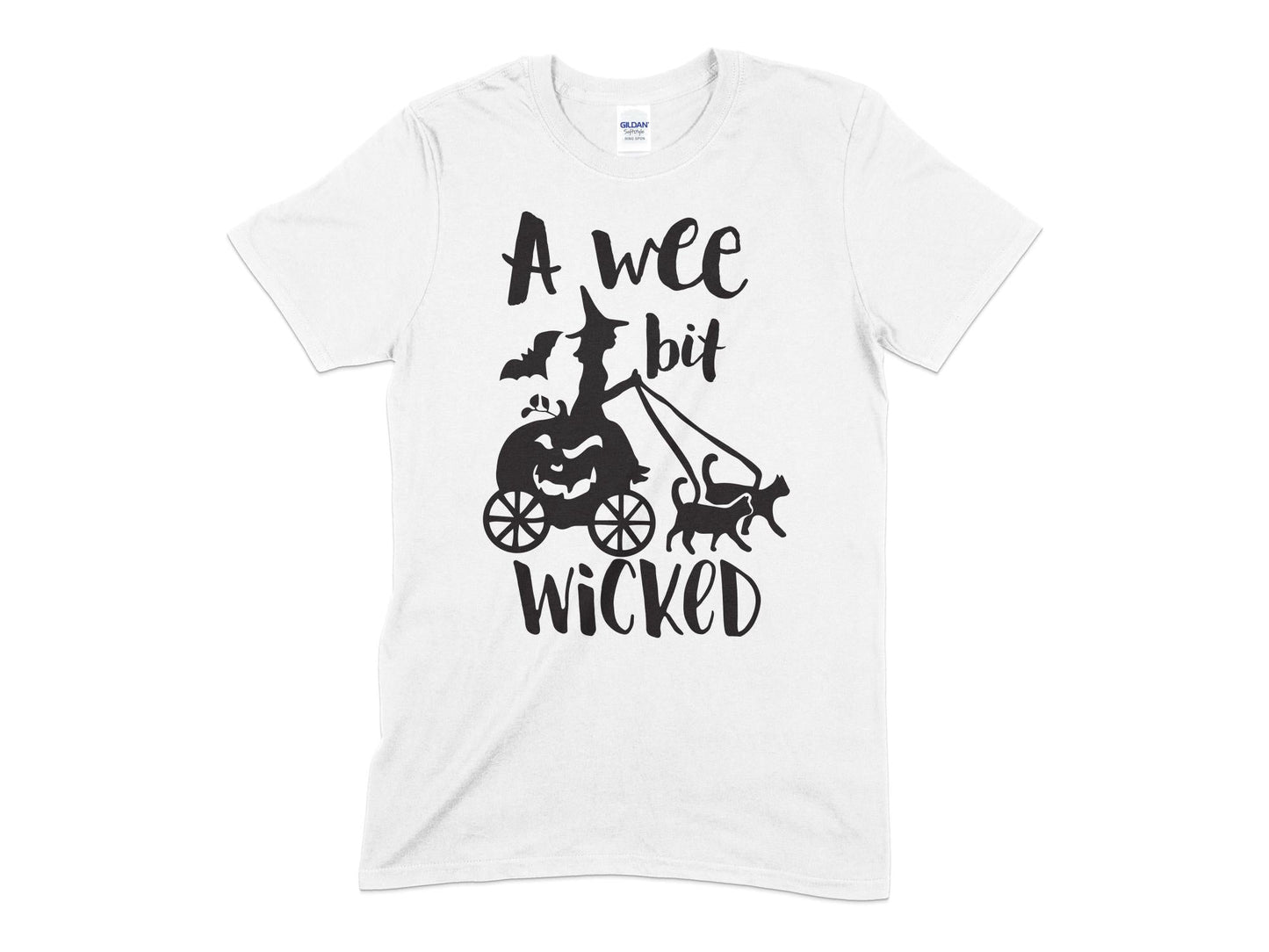 A wee bit wicked Mens womens unisex t-shirt - Premium t-shirt from MyDesigns - Just $19.95! Shop now at Lees Krazy Teez