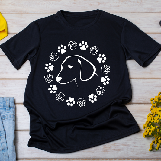 dog paw illustration vector art Women's t-shirt - Premium t-shirt from Lees Krazy Teez - Just $19.95! Shop now at Lees Krazy Teez