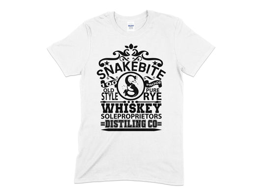 Snakebite old style whiskey Unisex t-shirt - Premium t-shirt from MyDesigns - Just $19.95! Shop now at Lees Krazy Teez