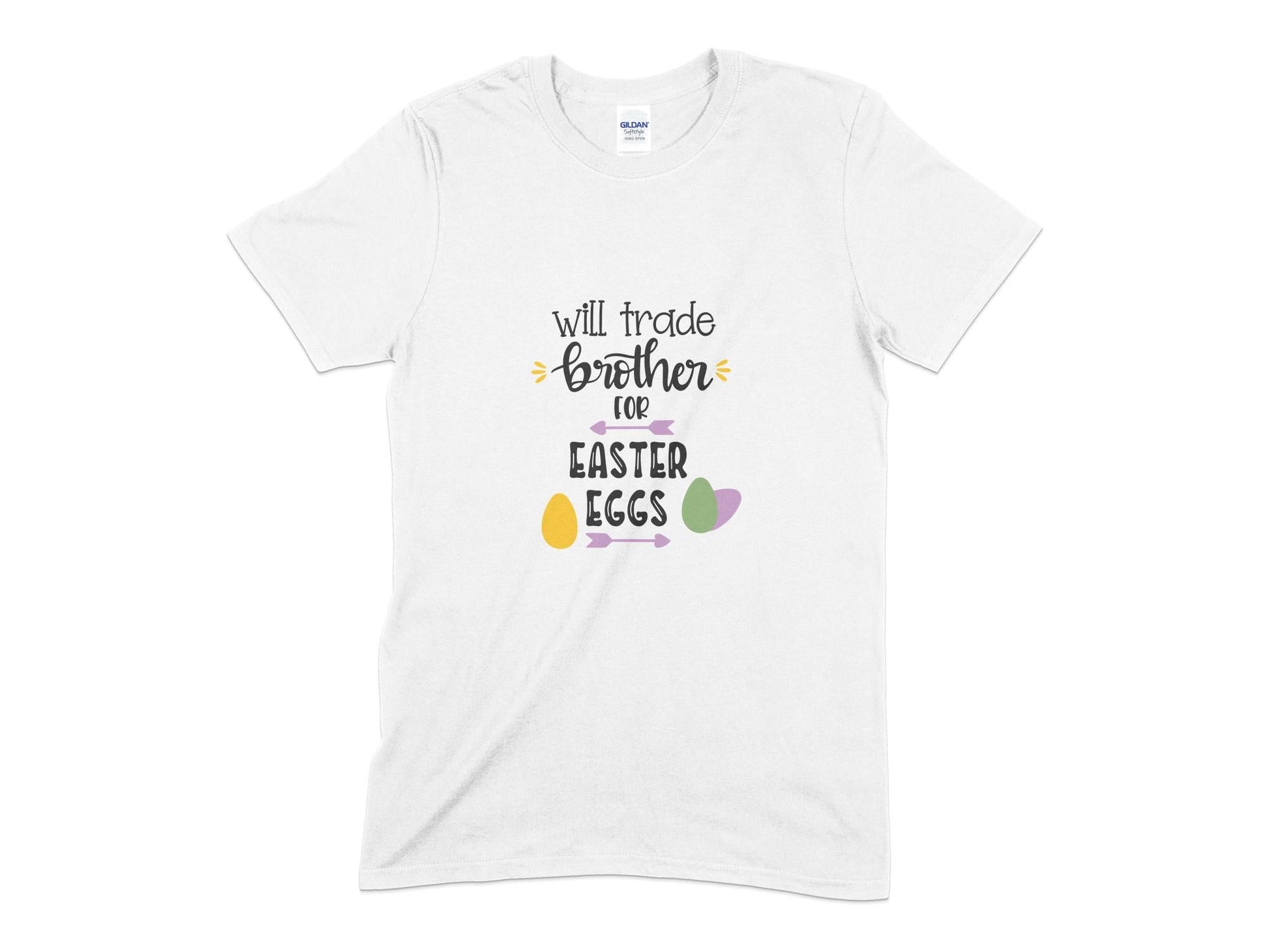Will trade brother for easter eggs Unisex t-shirt - Premium t-shirt from MyDesigns - Just $18.95! Shop now at Lees Krazy Teez