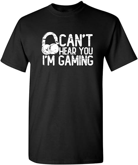 Can't Hear You I'm Gaming Headset Graphic Video Games Gamer Mens Funny T Shirt - Premium t-shirt from MyDesigns - Just $19.95! Shop now at Lees Krazy Teez