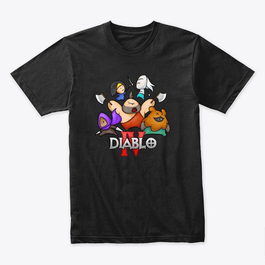 Diablo 4 Kao cartoon awesome Men's t-shirt - Premium t-shirt from MyDesigns - Just $16.95! Shop now at Lees Krazy Teez