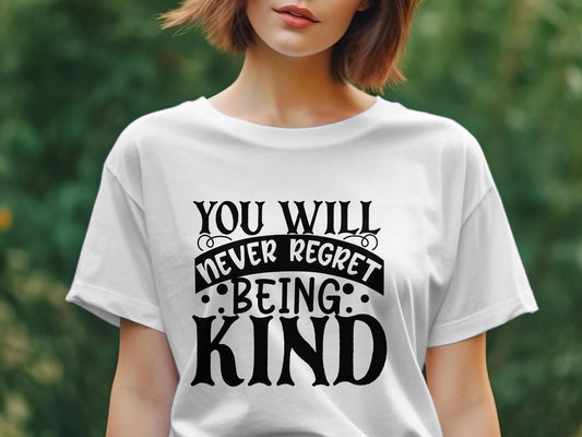 you will never regret being kind Women's awesome t-shirt - Premium t-shirt from MyDesigns - Just $21.95! Shop now at Lees Krazy Teez