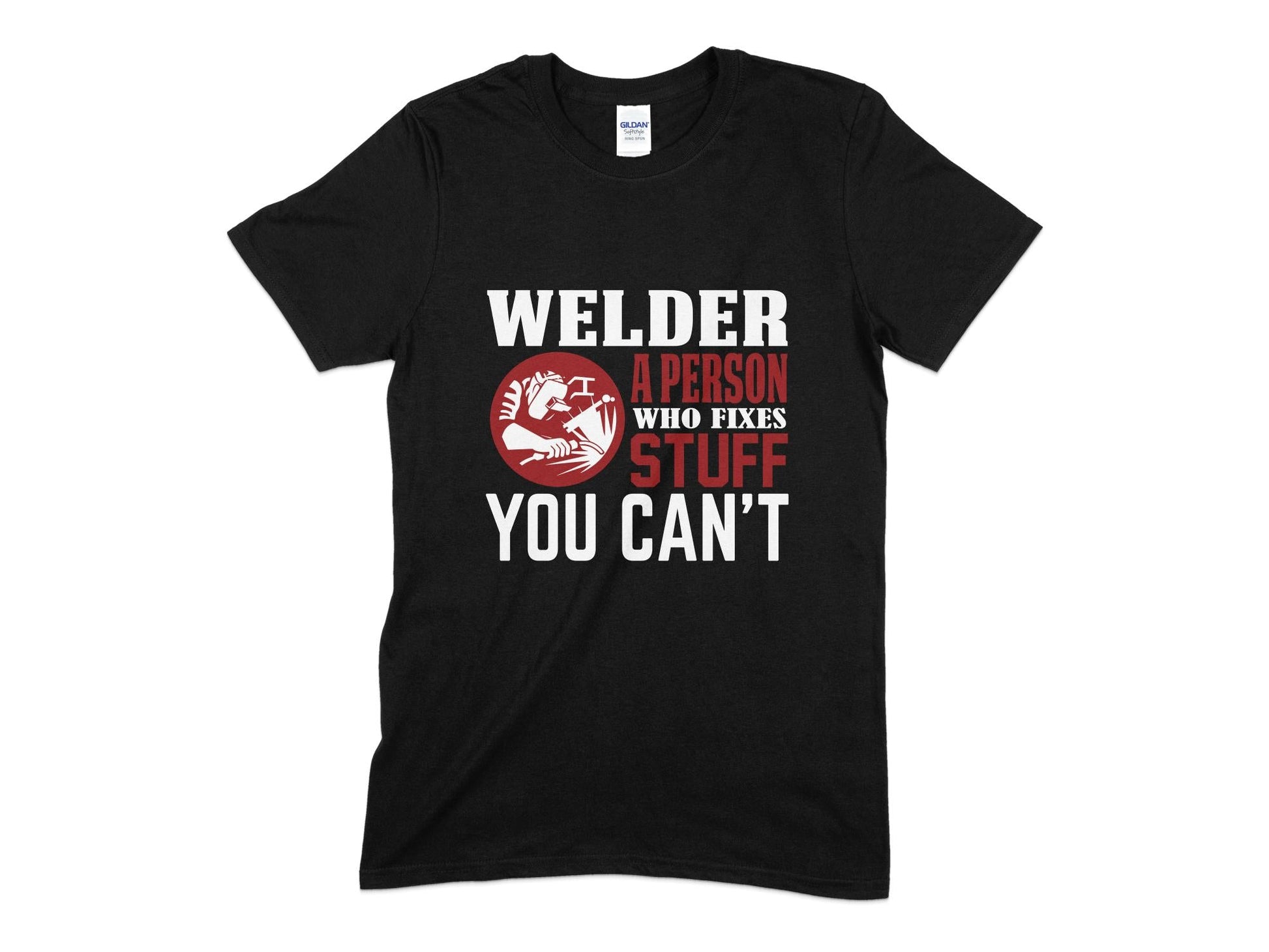 Welder a person who t-shirt - Premium t-shirt from MyDesigns - Just $21.95! Shop now at Lees Krazy Teez