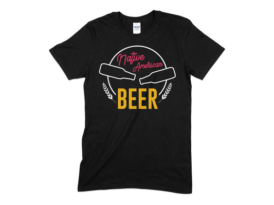 Native amarican beer heritage drinking t-shirt - Premium t-shirt from MyDesigns - Just $21.95! Shop now at Lees Krazy Teez