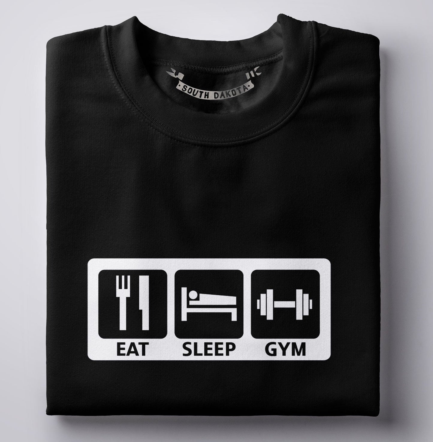 Eat sleep gym workout bodybuilding t-shirt - Premium t-shirt from MyDesigns - Just $19.95! Shop now at Lees Krazy Teez