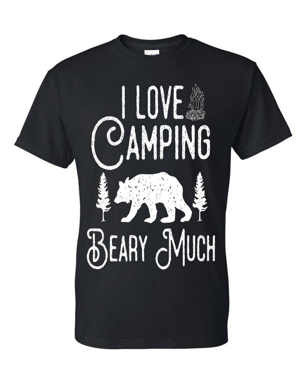 I love camping beary much Men's t-shirt - Premium t-shirt from MyDesigns - Just $19.95! Shop now at Lees Krazy Teez