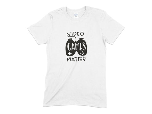 Video games matter gamer t-shirt - Premium t-shirt from MyDesigns - Just $19.95! Shop now at Lees Krazy Teez