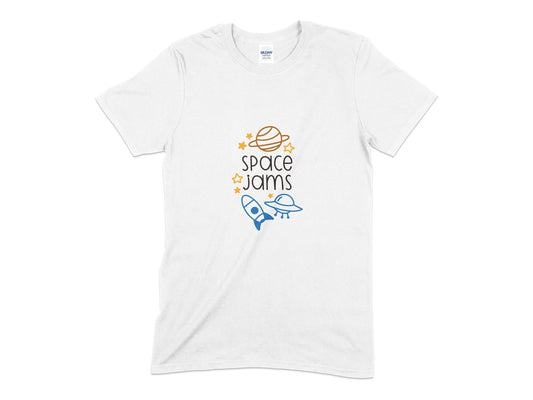 Space jams outta space t-shirt - Premium t-shirt from MyDesigns - Just $19.95! Shop now at Lees Krazy Teez