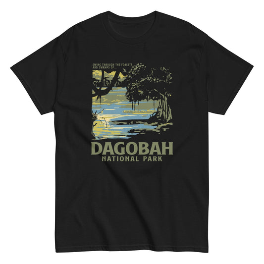 Daghobah national park swing thought he forest t-shirt - Premium t-shirt from MyDesigns - Just $19.95! Shop now at Lees Krazy Teez