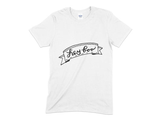Hey boo womens ladies t-shirt - Premium t-shirt from MyDesigns - Just $19.95! Shop now at Lees Krazy Teez