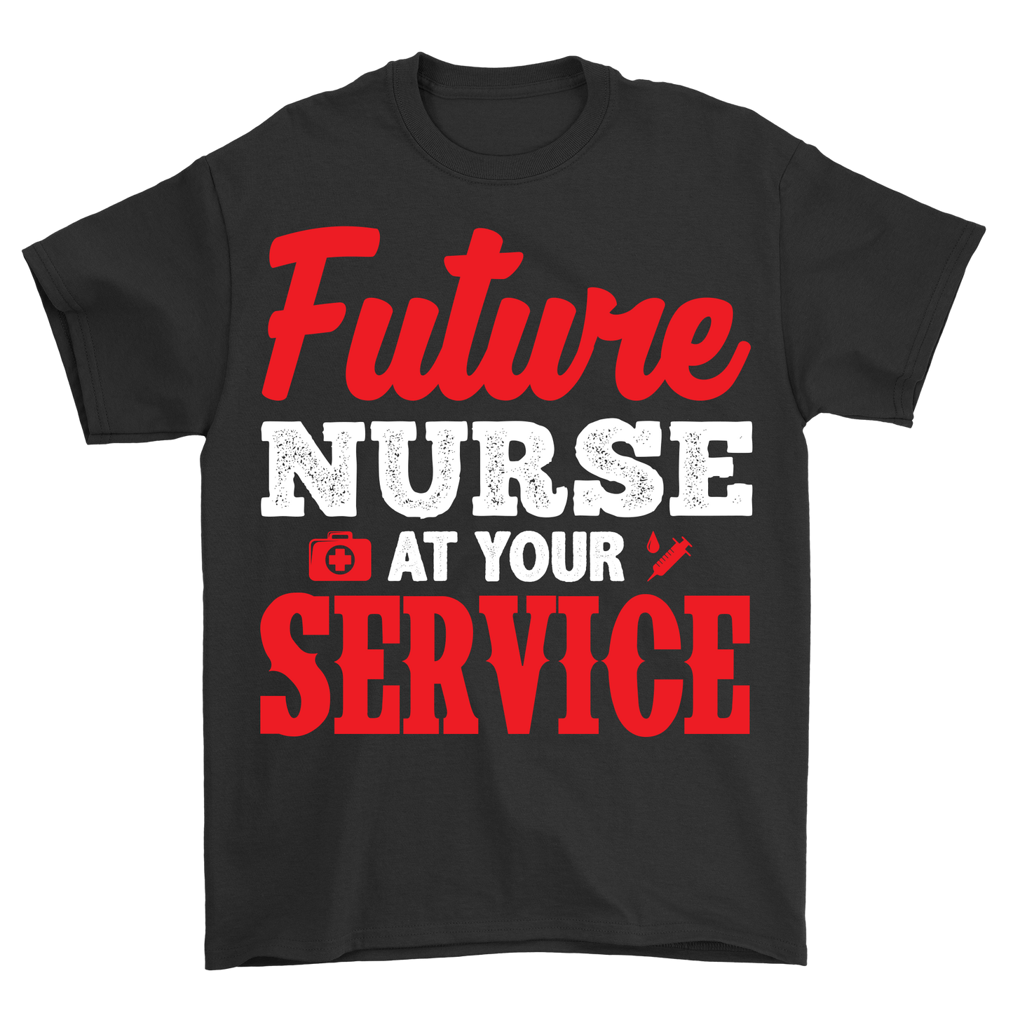 Future Nurse At your Service t-shirt - Premium t-shirt from MyDesigns - Just $19.95! Shop now at Lees Krazy Teez
