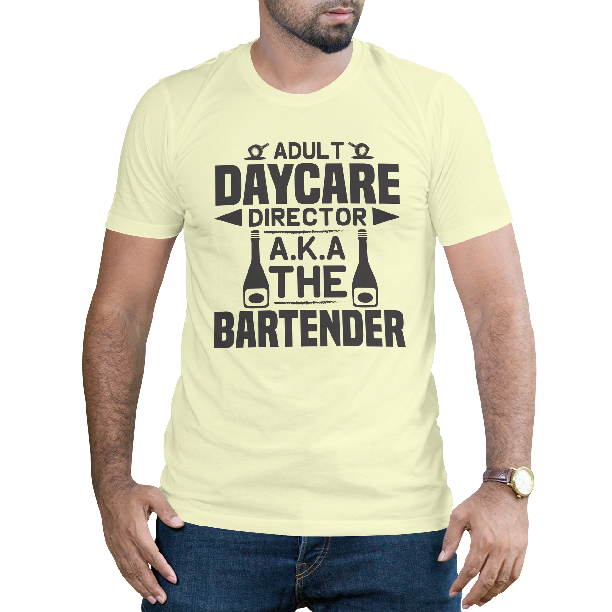 Adult daycare director aka the bartender Men's drinking t-shirt - Premium t-shirt from Lees Krazy Teez - Just $19.95! Shop now at Lees Krazy Teez
