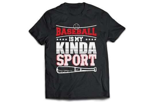 Baseball is my kinda sport t-shirt - Premium t-shirt from MyDesigns - Just $21.95! Shop now at Lees Krazy Teez