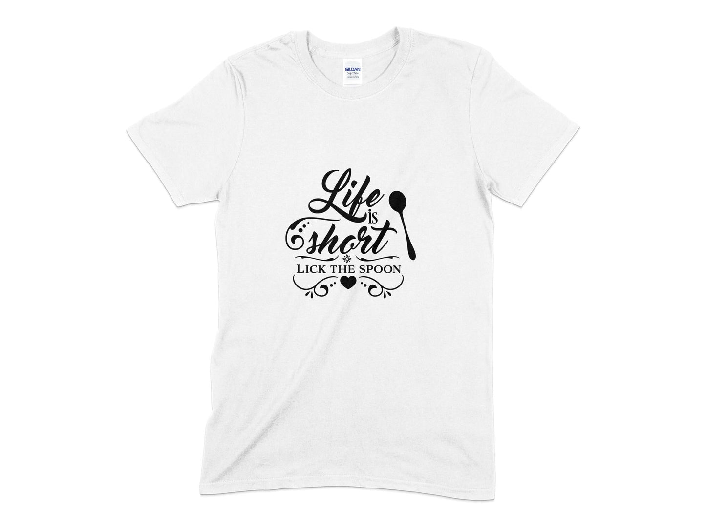 Life is short lick the spoon t-shirt - Premium t-shirt from MyDesigns - Just $19.95! Shop now at Lees Krazy Teez