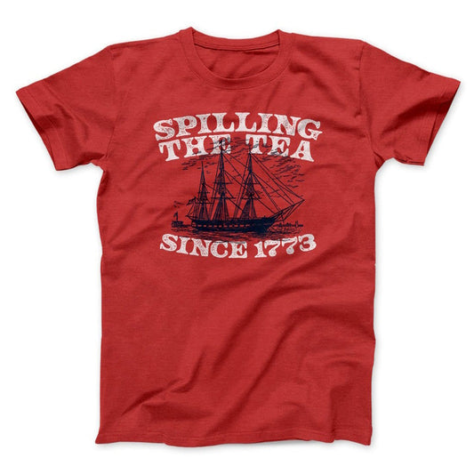 Spilling the tea since 1773 funny Men's t-shirt - Premium t-shirt from MyDesigns - Just $19.95! Shop now at Lees Krazy Teez