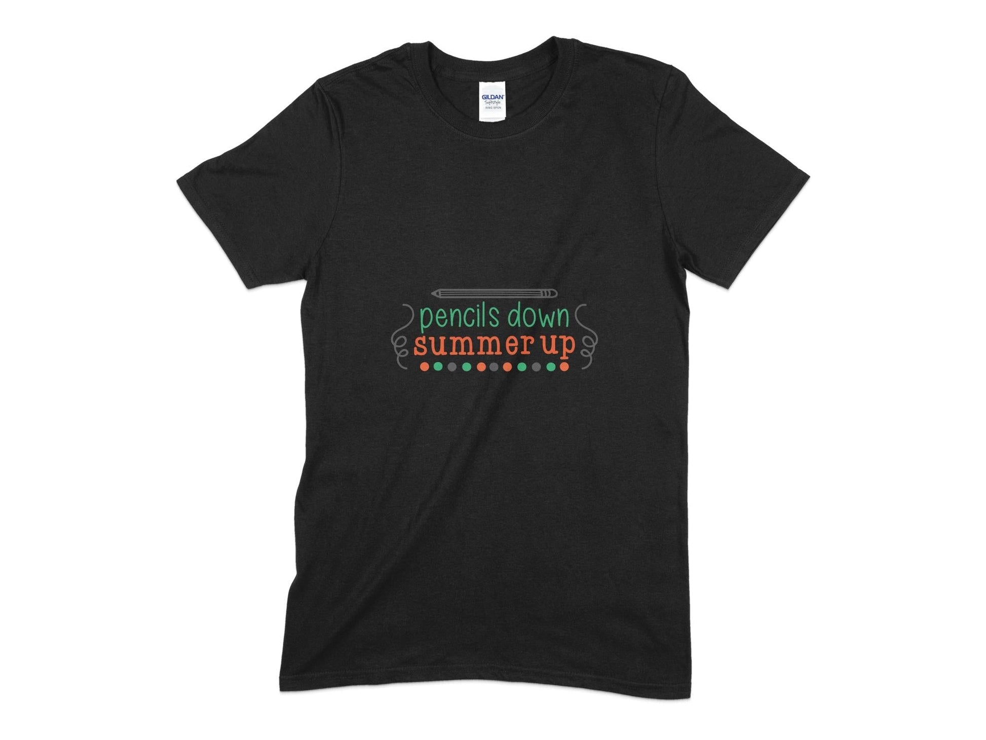 Pencils down summers up 2024 Mens Women's t-shirt - Premium t-shirt from MyDesigns - Just $19.95! Shop now at Lees Krazy Teez