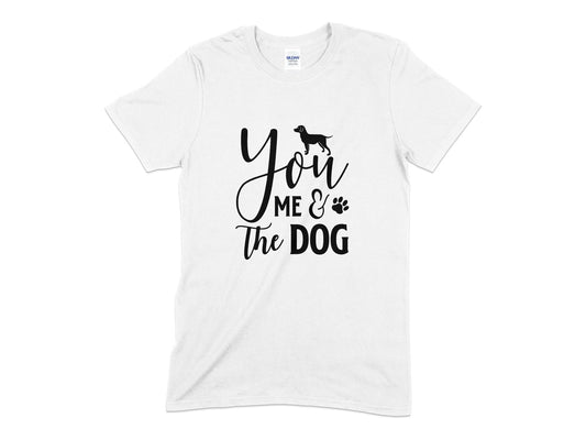 You me and the dog unisex t-shirt - Premium t-shirt from MyDesigns - Just $20.95! Shop now at Lees Krazy Teez