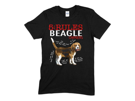 5 rules for beagle owners t-shirt - Premium t-shirt from MyDesigns - Just $21.95! Shop now at Lees Krazy Teez