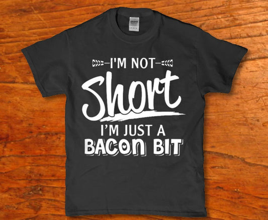 I'm not short I'm just a bacon bit Men's t-shirt - Premium t-shirt from MyDesigns - Just $19.95! Shop now at Lees Krazy Teez