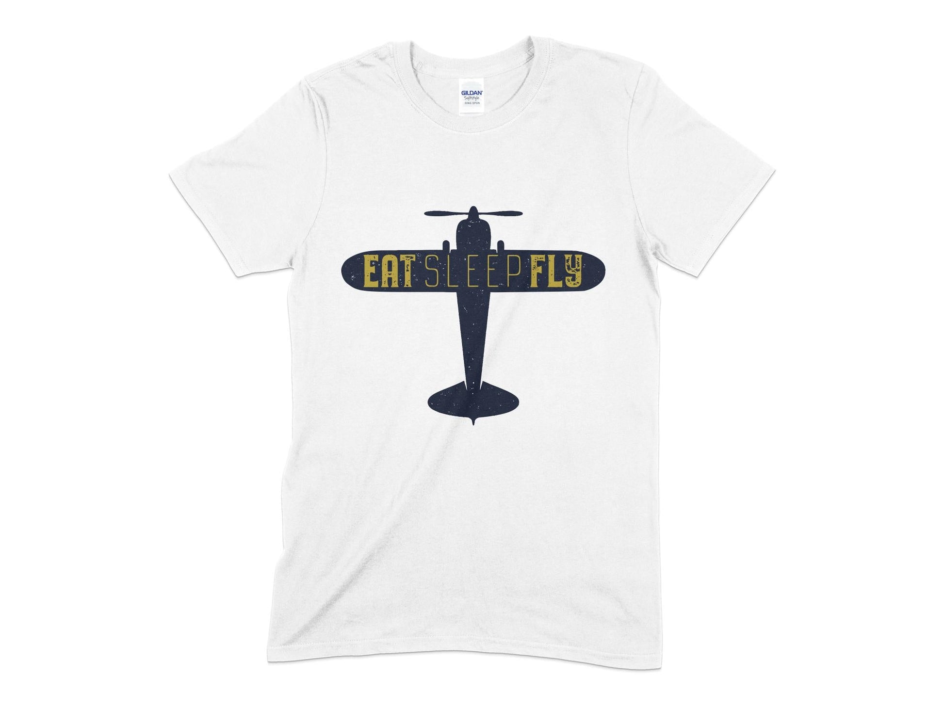 Eat Sleep Fly veteran Men's unisex t-shirt - Premium t-shirt from MyDesigns - Just $19.95! Shop now at Lees Krazy Teez