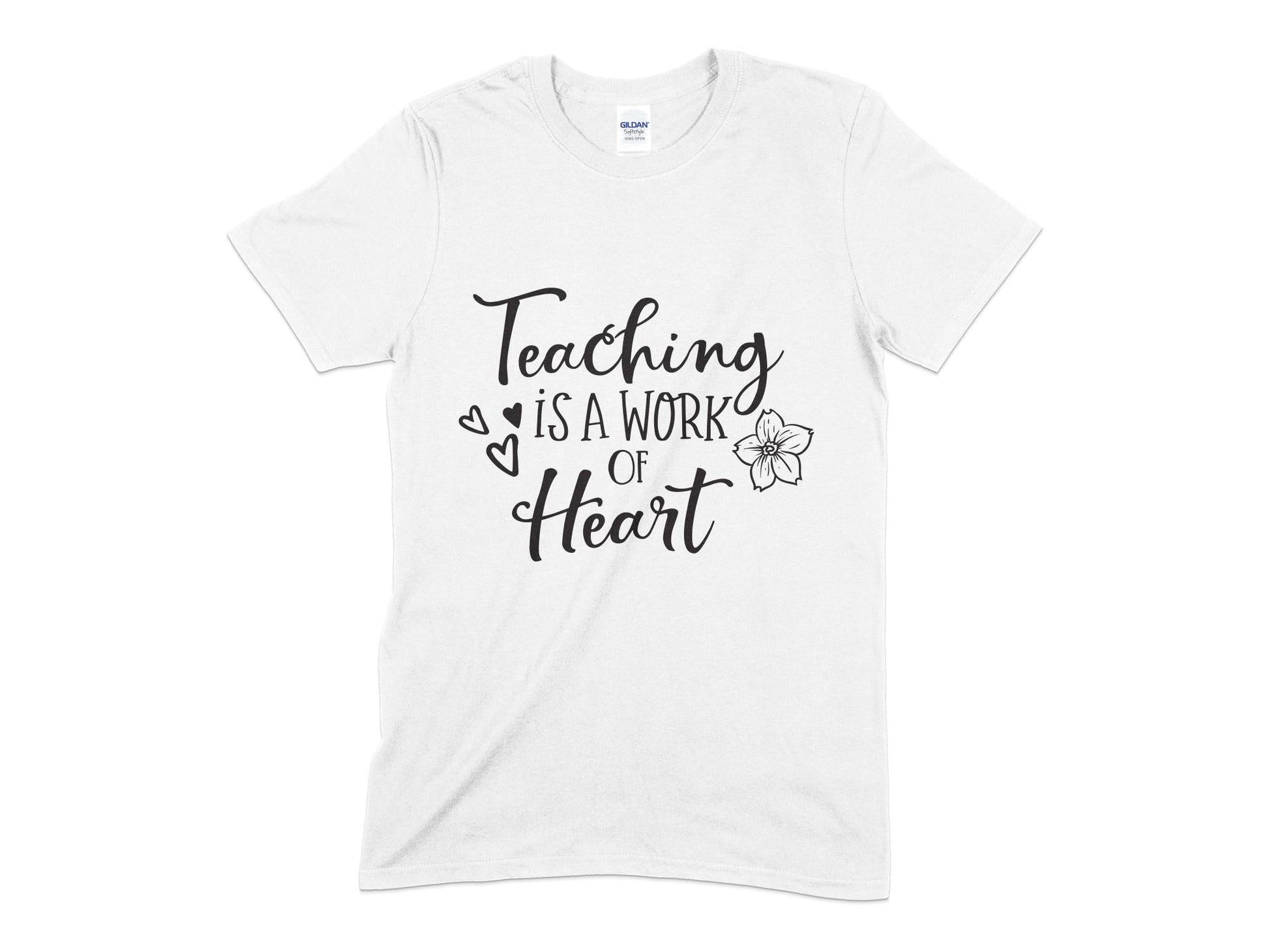 Teaching is a work of heart t-shirt - Premium t-shirt from MyDesigns - Just $19.95! Shop now at Lees Krazy Teez