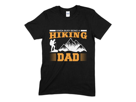 Kinda busy being a hiking dad t-shirt - Premium t-shirt from MyDesigns - Just $19.95! Shop now at Lees Krazy Teez