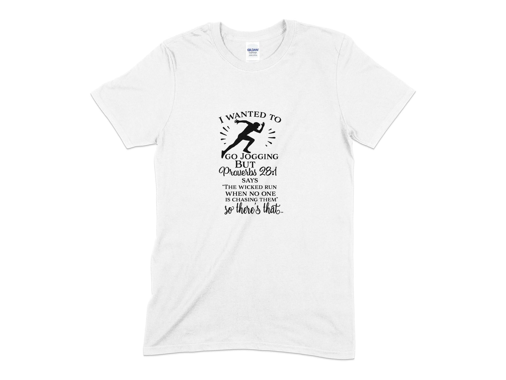 I wanted to go jogging t-shirt - Premium t-shirt from MyDesigns - Just $21.95! Shop now at Lees Krazy Teez