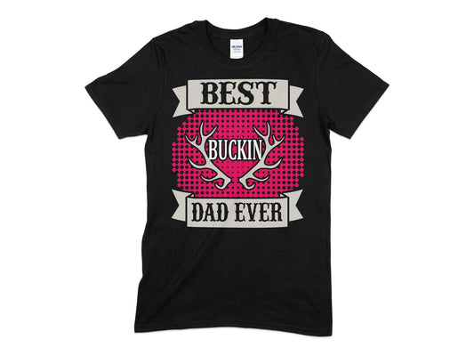 Best buckin Dad ever deer hunting t-shirt - Premium t-shirt from MyDesigns - Just $19.95! Shop now at Lees Krazy Teez