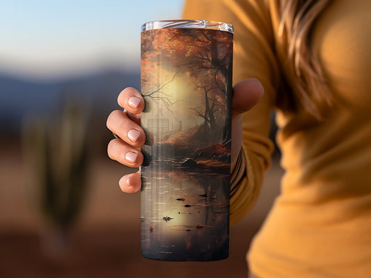 Grim dark mystic beautiful elysian 20oz skinny tumbler - Premium tumbler from MyDesigns - Just $29.95! Shop now at Lees Krazy Teez